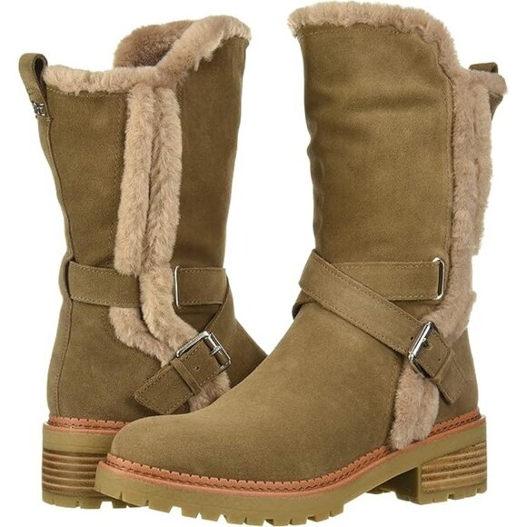 Sam Edelman Jailyn Mid CaFur‎ Boots - Size 9 - Picture 1 of 6